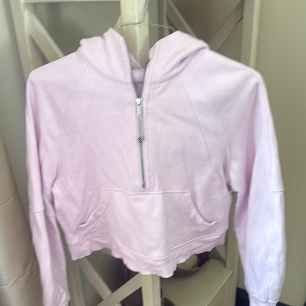 Lululemon pink scooba hoodie.